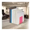 MAUL Buchstützen 10 x 10 x 13 cm Neonpink (Paar)