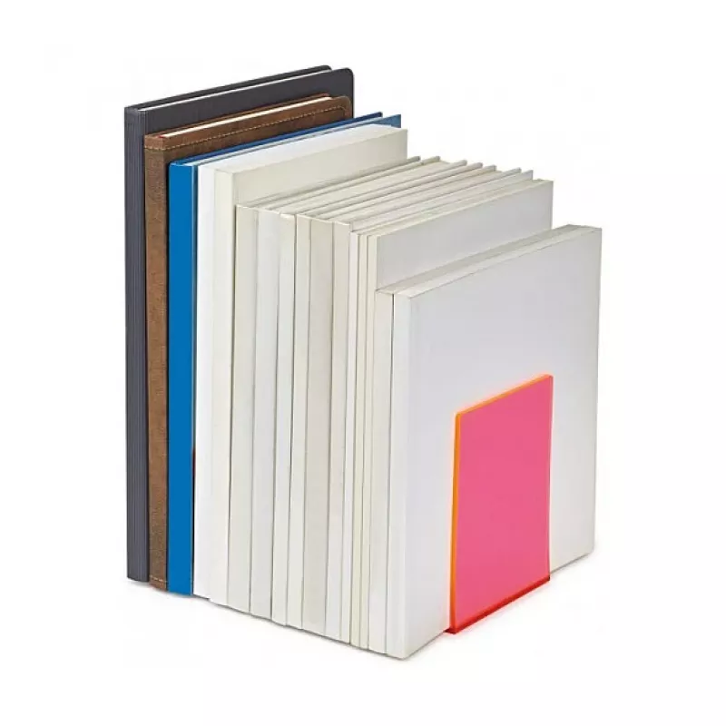 MAUL Buchstützen 10 x 10 x 13 cm Neonpink (Paar)
