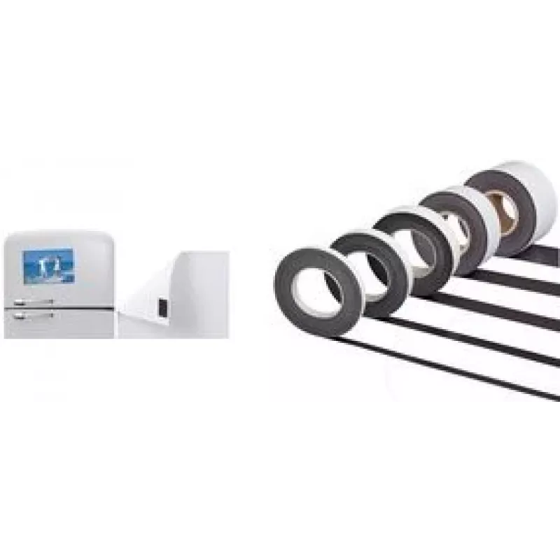 MAUL Selbstklebendes Magnetband 60 mm x 10 m, 1 mm dick, flexibel, individuell zuschneidbar (6156509)