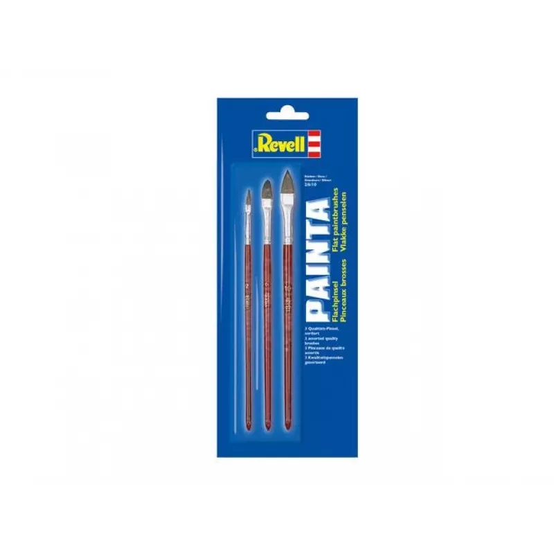 Revell Flachpinsel-Set 3-teilig (29610)