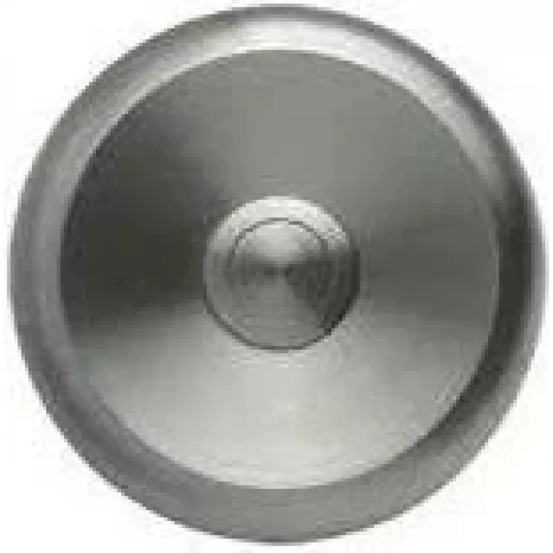 Grothe ETA S 100 Runde Edelstahl-Türklingeltaster, 80 mm, Unterputz, NO-Kontakt 55540