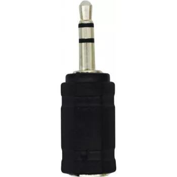 LogiLink CA1102 Stereo-Headset-Adapter 3,5mm Stecker auf 2,5mm Buchse Schwarz