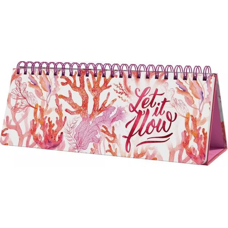 SIGEL JP104 Jolie Underwater Miracles immerwährender Tischkalender, englisches Layout, 297 x 102 mm