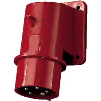 MENNEKES CEE-Einbaustecker 16 A 5-polig 400 V 6h IP44 Rot (379)
