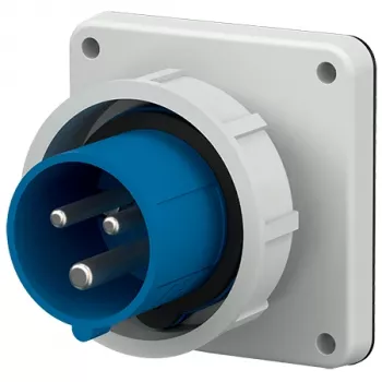 MENNEKES 826 Einbau-Stecker 16A 3-polig 6h 230V IP67 Blau