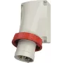 MENNEKES CEE Gerätestecker 5-polig 125A 400V 6h IP67 rechtwinklig Schraubklemmen Rot