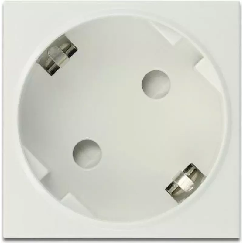 Delock Easy 45 Typ F Steckdose mit Shutter, Weiß RAL 9003, 16 A, 250 V, 10er-Pack 81324