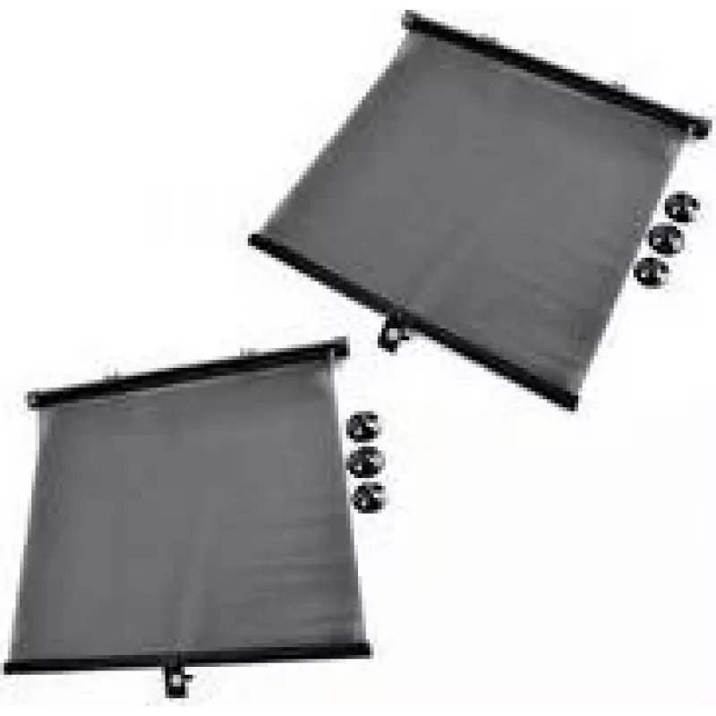 IWH 19212 Rollo-Sonnenblende 450 x 540 mm mit Saugnäpfen
