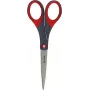 3M Scotch Precision Schere 180 mm Rot/Grau Spitz Edelstahl Comfort Grip (1447)