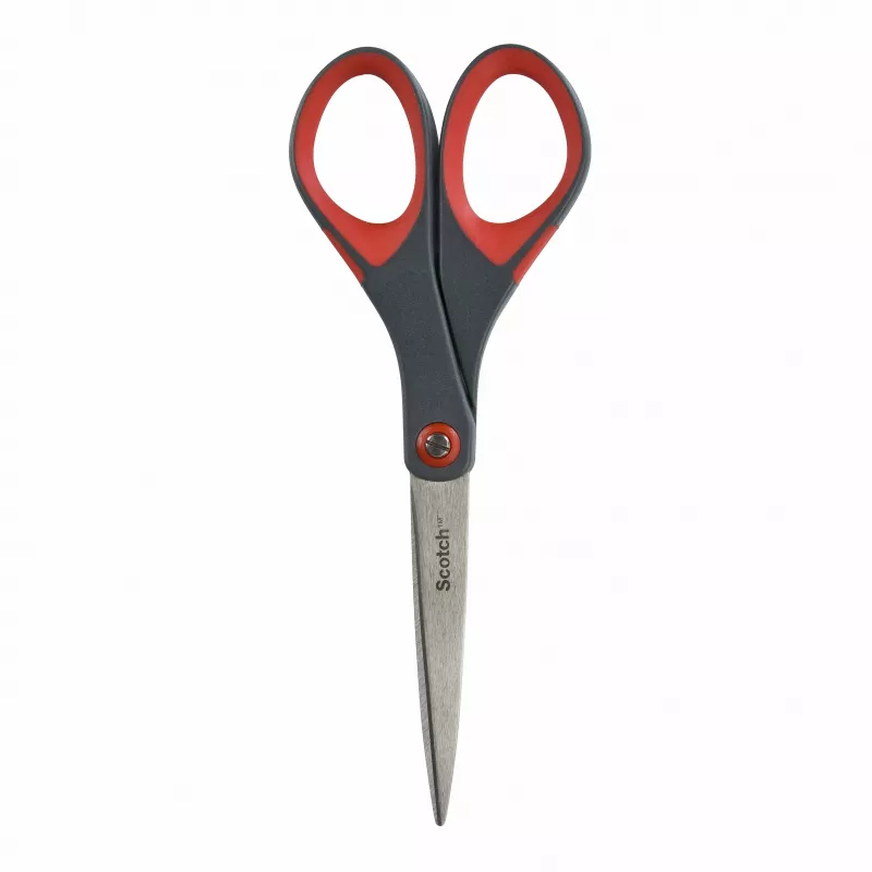 3M Scotch Precision Schere 180 mm Rot/Grau Spitz Edelstahl Comfort Grip (1447)