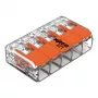 WAGO 221-415 COMPACT Verbindungsklemme 5-Leiter 4 mm², 25er-Pack
