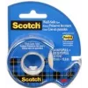 3M Scotch Wall-Safe Klebeband mit Handabroller, 19mm x 16,5m, Transparent, Rückstandsfrei Ablösbar 183-EFDG