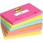 3M Post-it Notes 655-6-POP, 127 x 76 mm, Powerpink, 100 Blatt, wiederablösbar