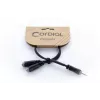 Cordial 14883 3,5 mm Stereo-Y-Adapterkabel, 1x Klinke Stecker auf 2x Klinke Buchse, 0,3 m, Schwarz