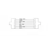 Cordial 15588 CAT 7a S/FTP Patchkabel, RJ45, 1 m, Schwarz, PUR