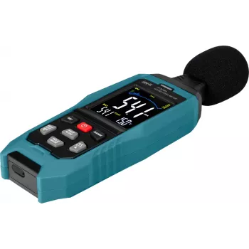 JOY-IT JT-SLM01 Schallpegelmessgerät mit Farbdisplay und Datenlogger, 30-130 dB, 31,5 Hz - 8 kHz