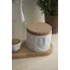 FIFTYEIGHT PRODUCTS BHS FIFTYEIGHT Vorratsglas 900ml Cheerful White (T023101)