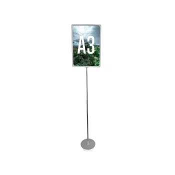 LMG PLSTA3-SI Posterständer Exclusive A3 Silber