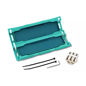 HellermannTyton WIC1-0 grüner Snap-On Kabelmarker 0, PP, 1,5-2,5 mm 435-00656