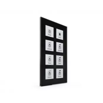 MDT BE-GTT8S.01 Glas-Taster Plus 8-fach Schwarz mit Temperatursensor