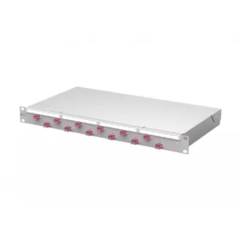 METZ CONNECT VIK 12xLC-D OM4 LWL-Patchpanel 1U 24 Fasern 1504507512-F