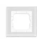 MDT Glasrahmen 1-fach Weiß für 63mm Module BE-GTR163W.01