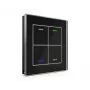 MDT Glas-Taster II Light 4-fach RGBW Schwarz BE-GTL4TS.01S