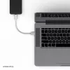 Flexline USB Lade- & Synchronisationskabel, USB-A auf USB-C, 2.0, ABS, Weiß, 0,5m (FL31-13040)