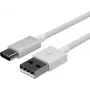 FLEXLINE FL31-13043 USB-A auf USB-C Lade- und Synchronisierungskabel, 2.0, ABS, Weiß, 2m