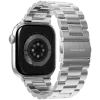 VONMÄHLEN Link Armband 2 für Apple Watch 44/45/46/49mm, Edelstahl, Silber