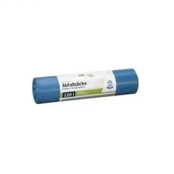 TRILine Schwerlast-Abfallsäcke 120 L, 40 µm, LDPE, Schwarz, 25 Säcke auf Rolle 2026702