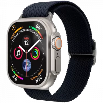 VONMÄHLEN Gewebtes Loop für Apple Watch 40/41/42mm, Navy