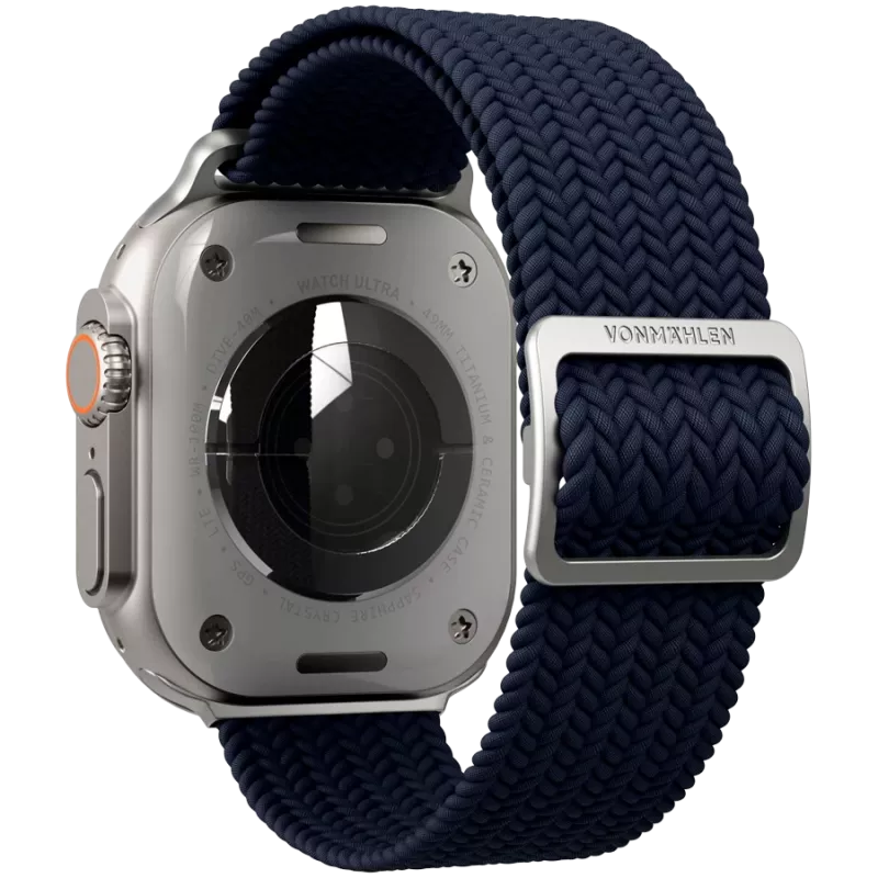 VONMÄHLEN Gewebtes Loop für Apple Watch 40/41/42mm, Navy