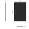 MRDISC Rückseitige Abdeckung für Samsung Galaxy Tab S10+ 5G 256 GB, Schwarz TPU (MG-BCSGTABS105GSW)