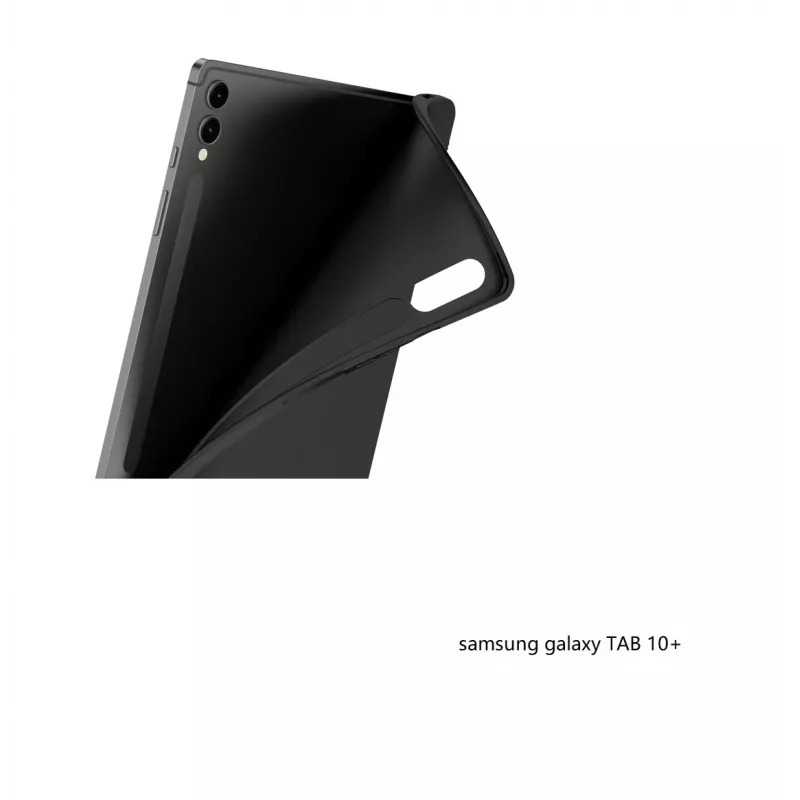 MRDISC Rückseitige Abdeckung für Samsung Galaxy Tab S10+ 5G 256 GB, Schwarz TPU (MG-BCSGTABS105GSW)