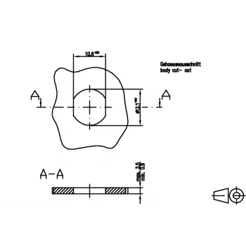 METZ CONNECT MMT361A115-0001 M12 Buchse 5-polig A-kodiert Schraubanschluss Feldkonfektionierbarer Verbinder, gerade, IP67, Stahl