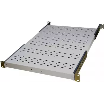 IT-BUDGET 19 inch Festboden für Rack, 150 kg Traglast, 650 mm Tiefe, Lichtgrau 90ITB19FBX650G