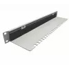 IT-BUDGET 19 inch Kabelmanagement-Panel mit Bürstenleiste und Zugentlastungsschienen, 1U, Lichtgrau 90ITBKDFPKL1HEG