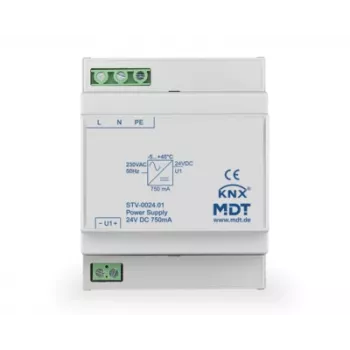 MDT STV-0024.01 Bus-Spannungsversorgung 4TE DIN-Schiene 24V DC 750mA