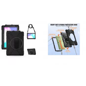 MRDISC Samsung Tab Active 4 Pro Robustes Gehäuse mit Schultergurt (MG-BCSActive 4)