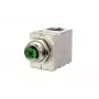METZ MWN911A115 M12 A-kodierter 4-poliger Sensor/Aktor Einbau-Steckverbinder, Schalttafel-Durchführung, Stecker zu Buchse, IP67