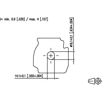 METZ MWN911A115 M12 A-kodierter 4-poliger Sensor/Aktor Einbau-Steckverbinder, Schalttafel-Durchführung, Stecker zu Buchse, IP67