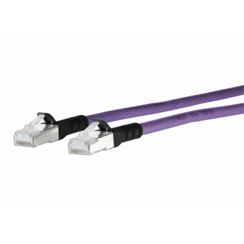 METZ CONNECT 1308451009-E Cat6a S/FTP Netzwerkkabel, 1 m, Violett