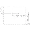METZ BTR NETCOM OpDAT ADT Leere Adapterplatte für 4x SC Simplex / 2x LC Duplex, Reinweiß 1501100000HC
