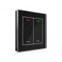 MDT Glass Push-button II Light 2-fach RGBW Schwarz BE-GTL20S.01S