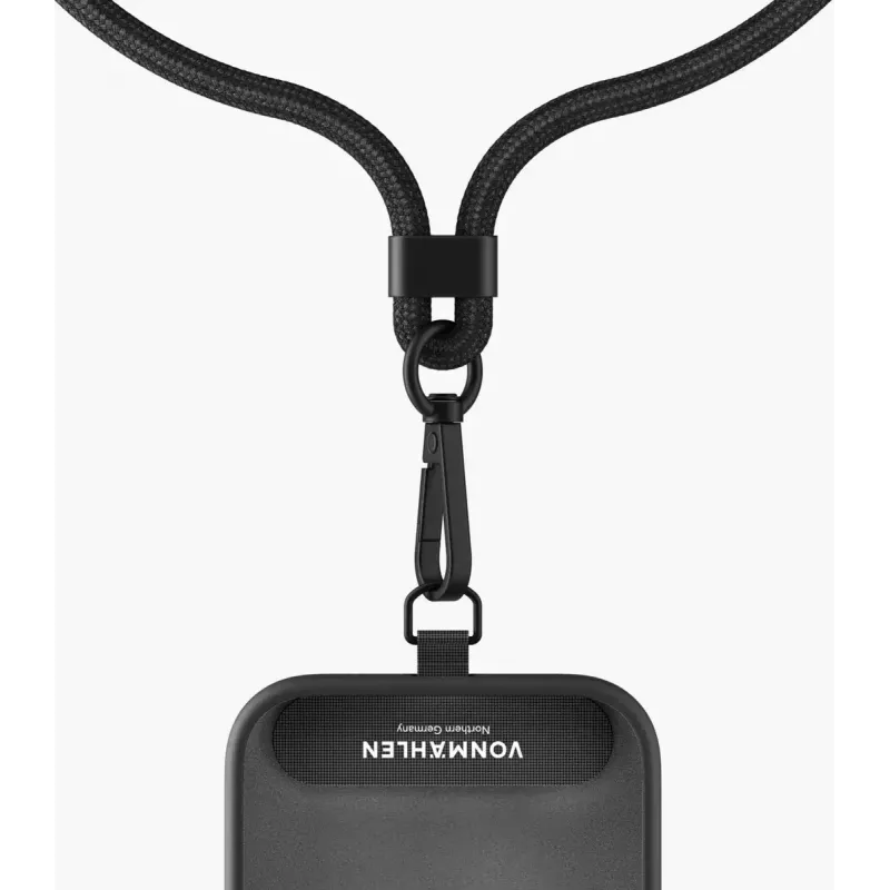 VONMAEHLEN Infinity Go Universal-Handykette Schwarz – Verstellbar bis 150 cm