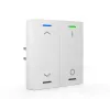 MDT BE-TAL55T2.C1 KNX Taster Light 55 2-fach RGB-W Temperatursensor Reinweiß Glänzend