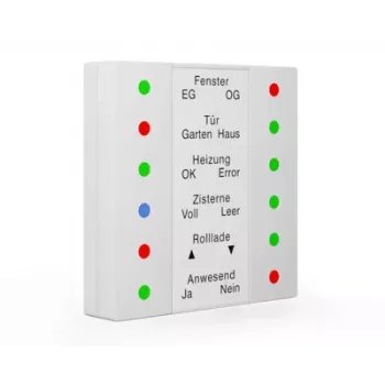 MDT SCN-LED55.01 LED-Anzeigeeinsatz 55mm Reinweiß Glänzend