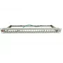 IT-BUDGET 19 inch 24-Port Keystone Patch Panel, 1U, unbestückt, hellgrau 90ITBMT24PORTG