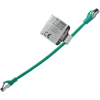 IT-BUDGET Full Copper Premium Patchkabel - Flex AWG 26 - Cat.8.1 - 2000 MHz - Halogenfrei - PoE+ - 40 Gbit - Grün - 0,25 m (90ITBFLEX81PK025GR)